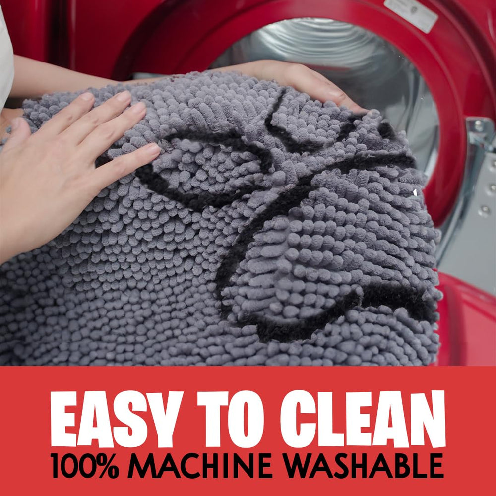 MUDGUARD MAT machine washable design simplifies cleaning after muddy paws