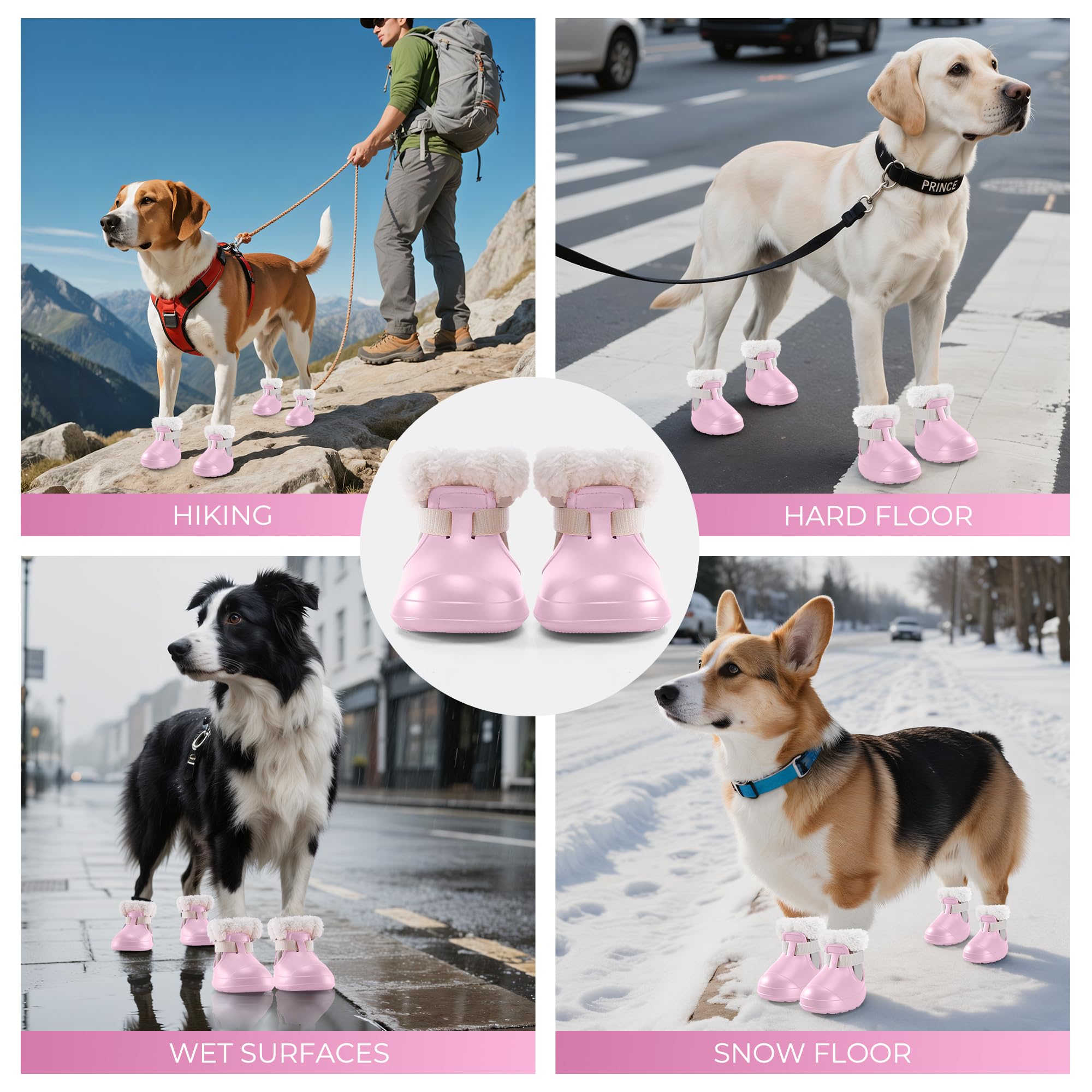 MUFEW dog boots washable liner easy cleaning after outdoor play