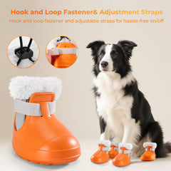 MUFEW dog shoes anti-slip sole provides solid grip on wet or icy surfaces