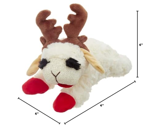 Multipet Holiday Lambchop 6-inch size for small dogs play