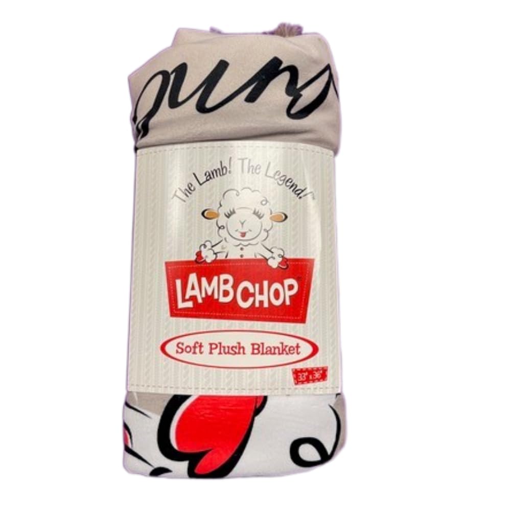 Multipet Lamb Chop Blanket packaged with officially licensed branding for gifting.