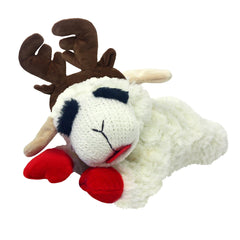 Multipet Lamb Chop dog plush toy 6in for cozy cuddling and soft play.