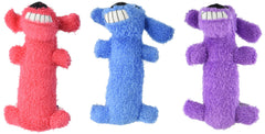 Multipet juguete loofa mini de 6 pulgadas para juegos de búsqueda y agarre.
