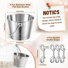 Mumufy dual-ended snaps secure hanging for easy cage mounting