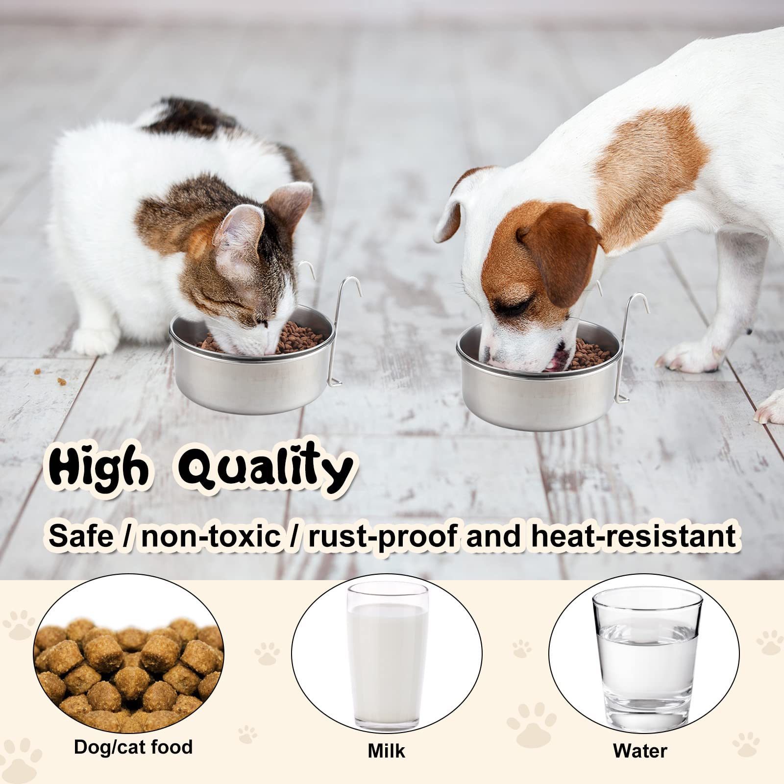 Mumufy easy-clean stainless steel bowls stacked for quick daily use.