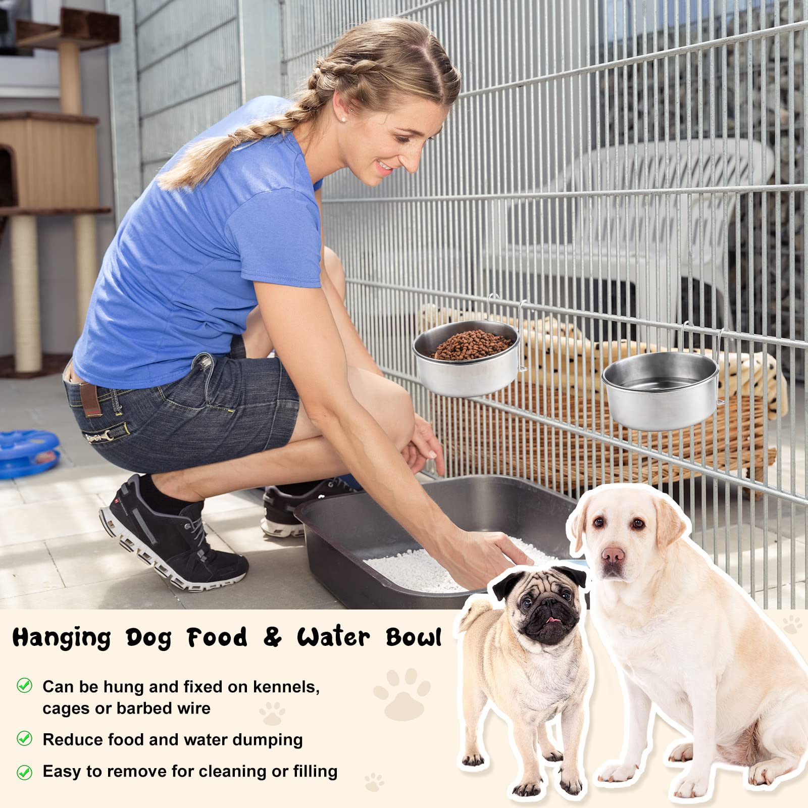 Mumufy pack of 6 bowls ready for multi-pet households and daily rotation.
