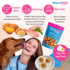 Munchbird packaging image highlights no filler and convenient 7 oz pack