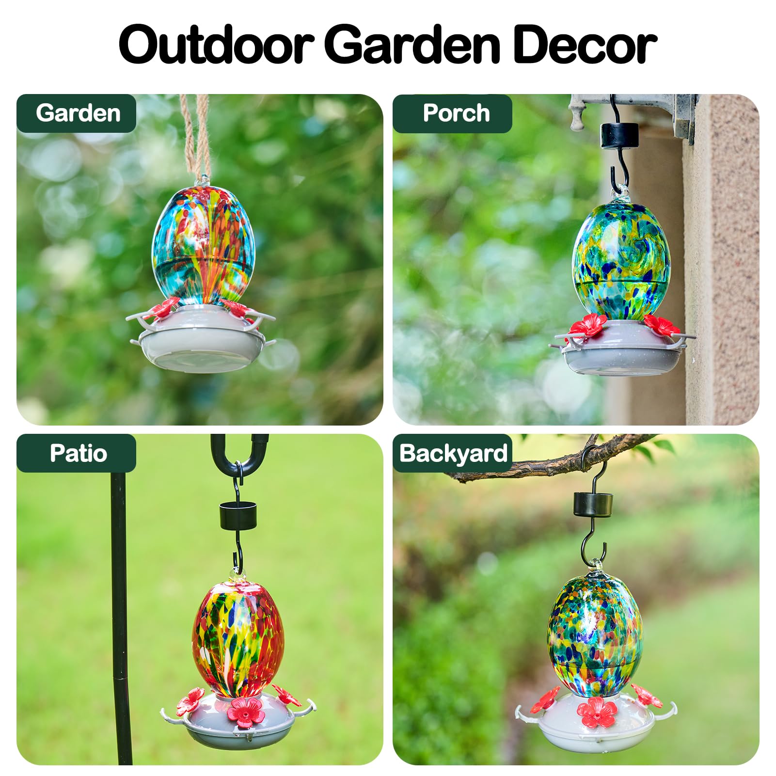 Muse Garden weatherproof base supports long-lasting outdoor use in sun and wind.