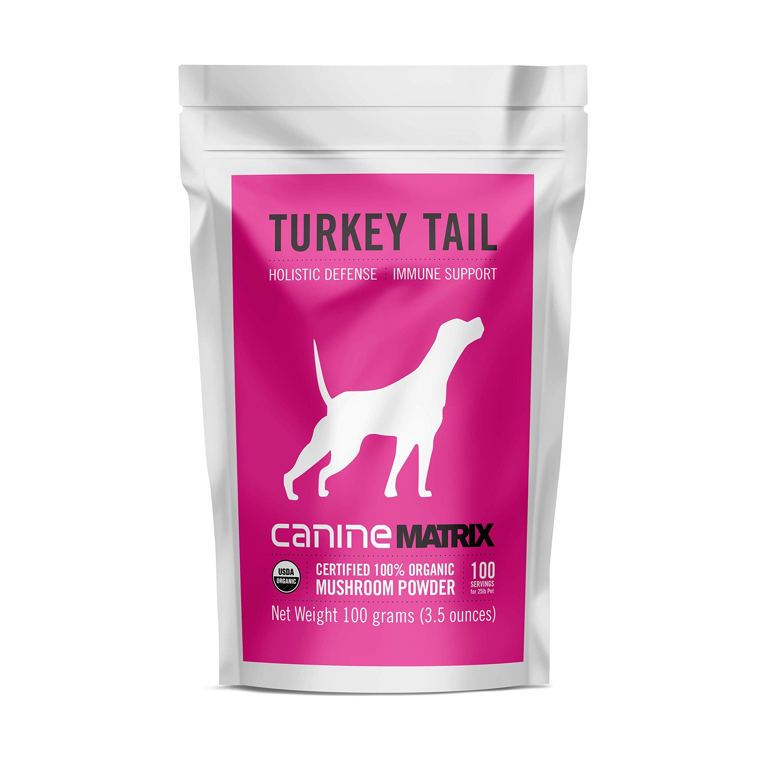 Mushroom Matrix dog-cat dosage guide turkey tail powder how to administer
