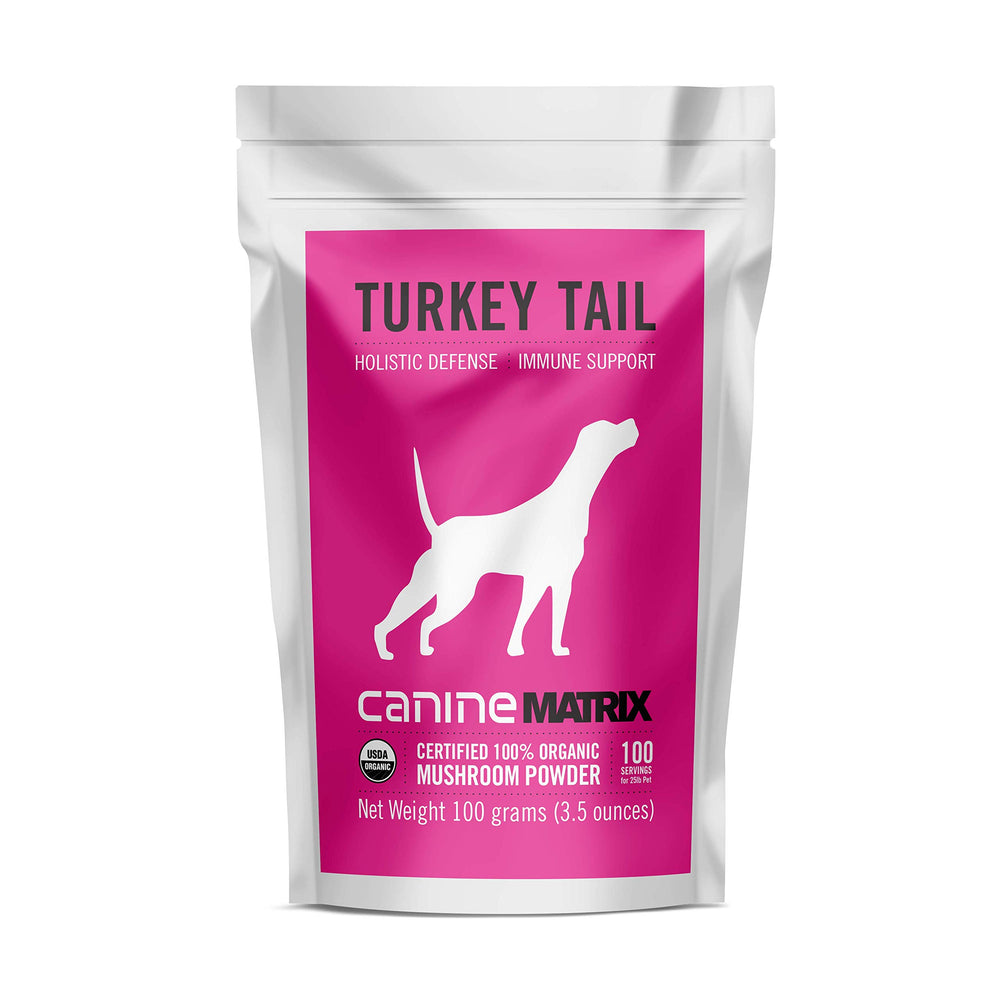 Mushroom Matrix dog-cat dosage guide turkey tail powder how to administer