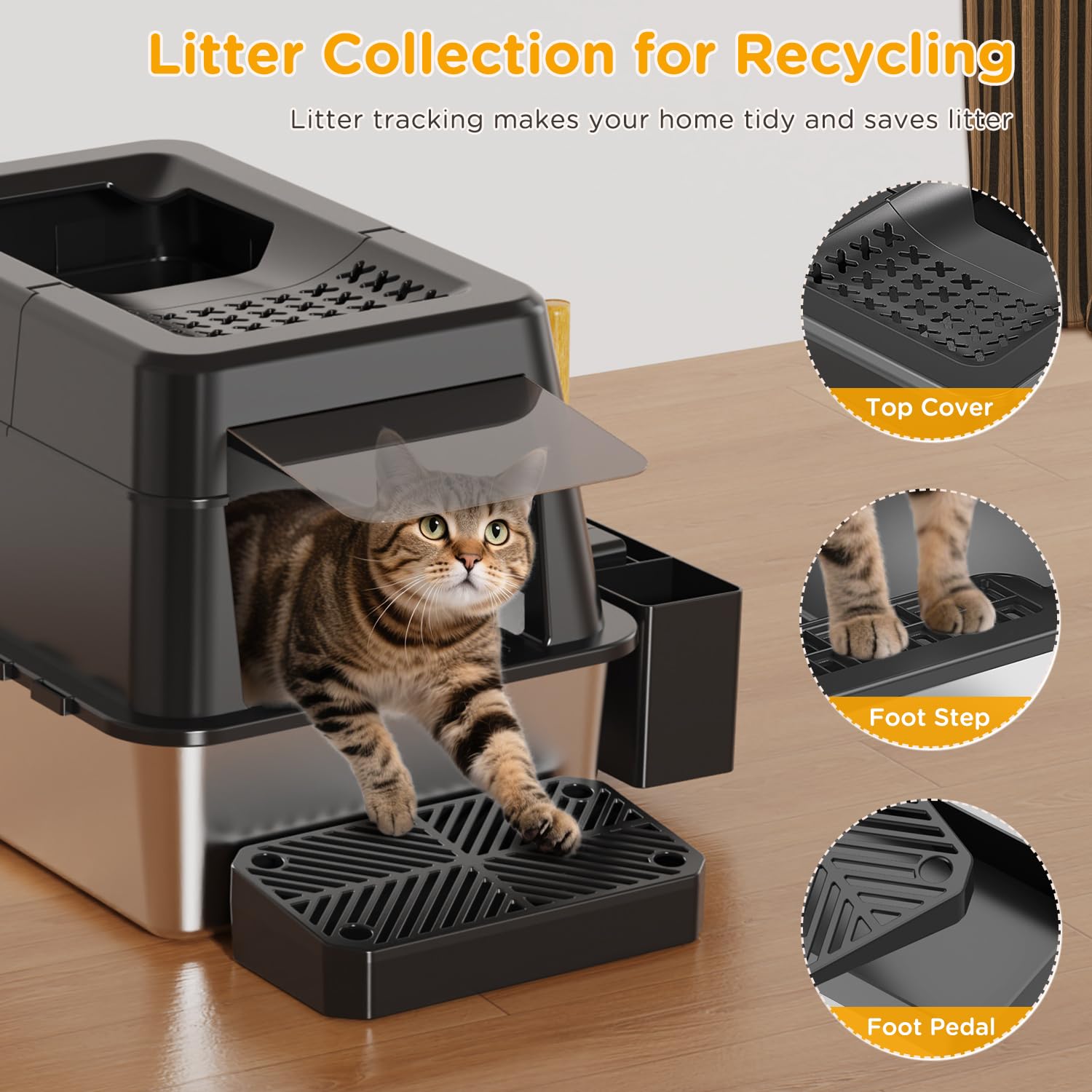 Mutrelenx litter-box modular system enables customizable setups for cat preferences