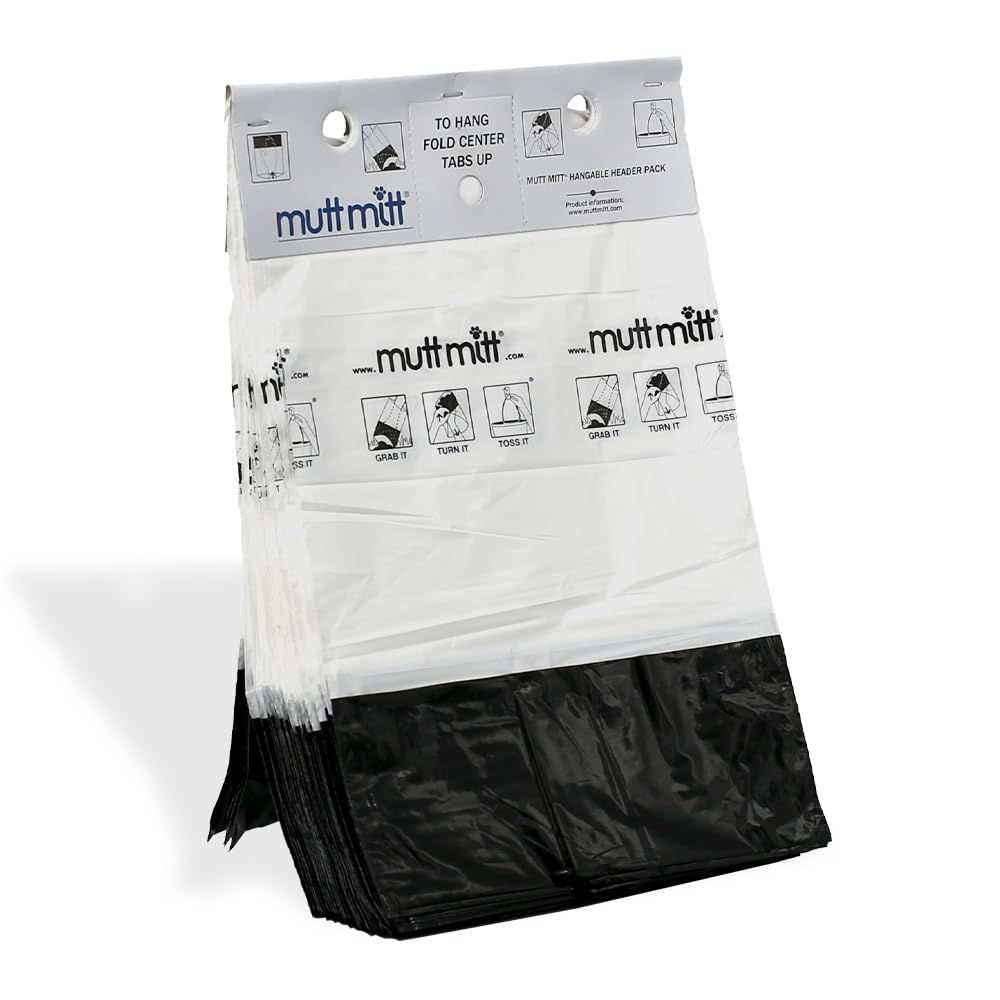 Mutt Mitt leakproof, puncture-tested bags for reliable cleanup.