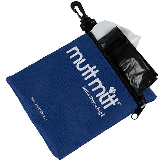 Mutt Mitt odor-control feature helps keep cleanup areas smelling fresher.