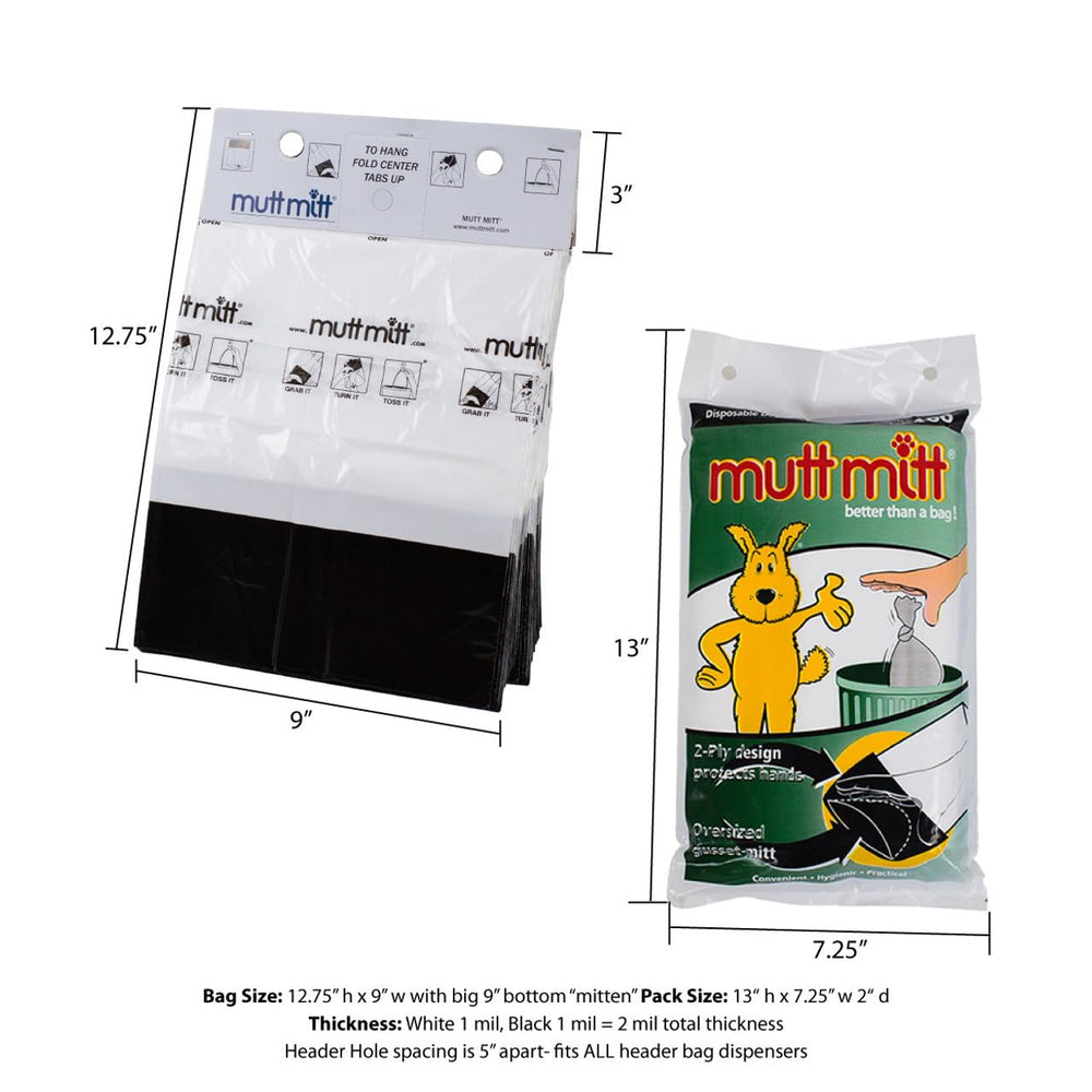 Mutt Mitt Pinkies header compatibility simplifies refills at stations