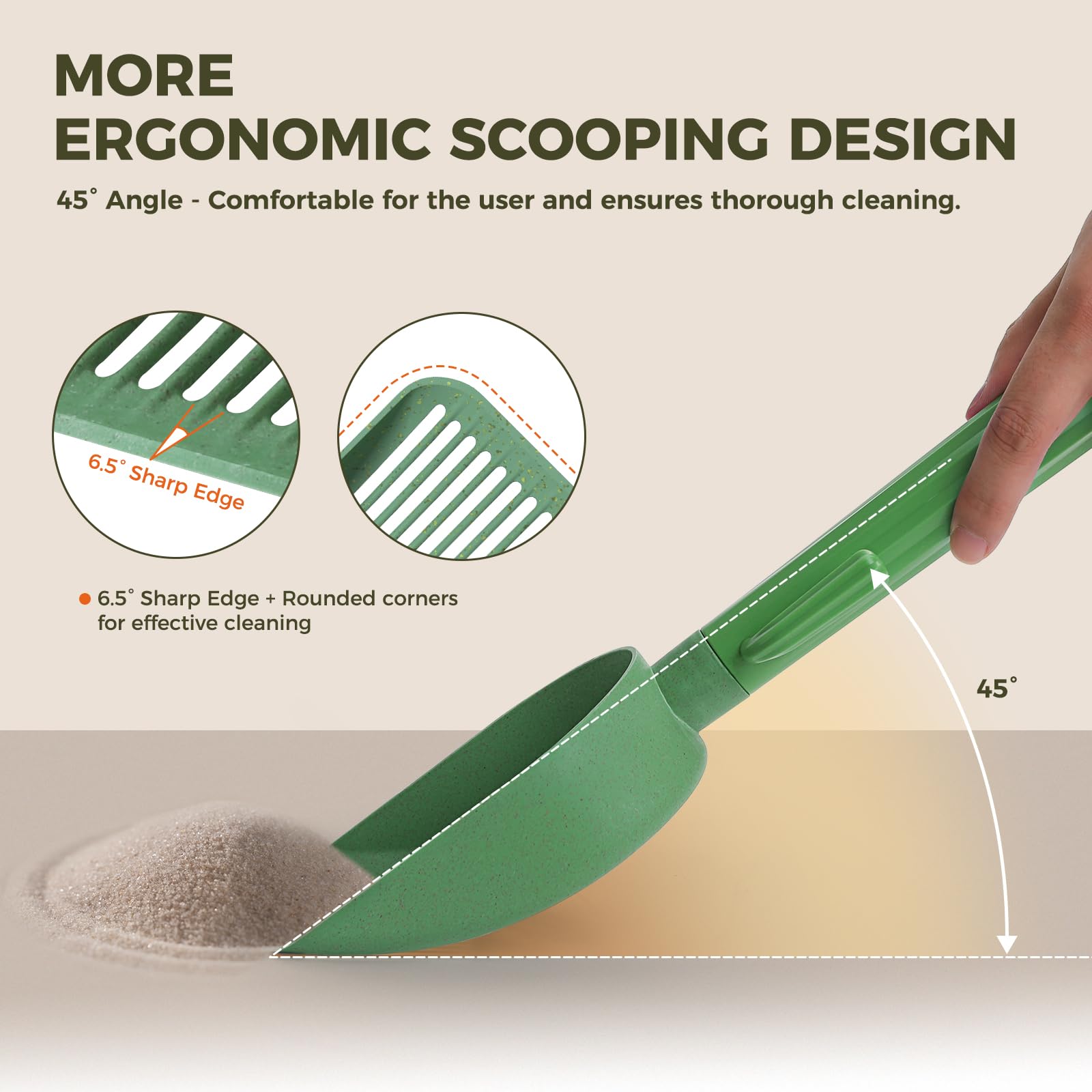 MUTTROS travel-friendly scooper kit for on-the-go litter maintenance