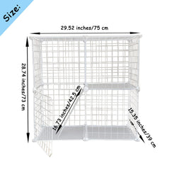 MUYG 2-Tier DIY Cat Cage assembly setup demonstrates quick, tool-light installation