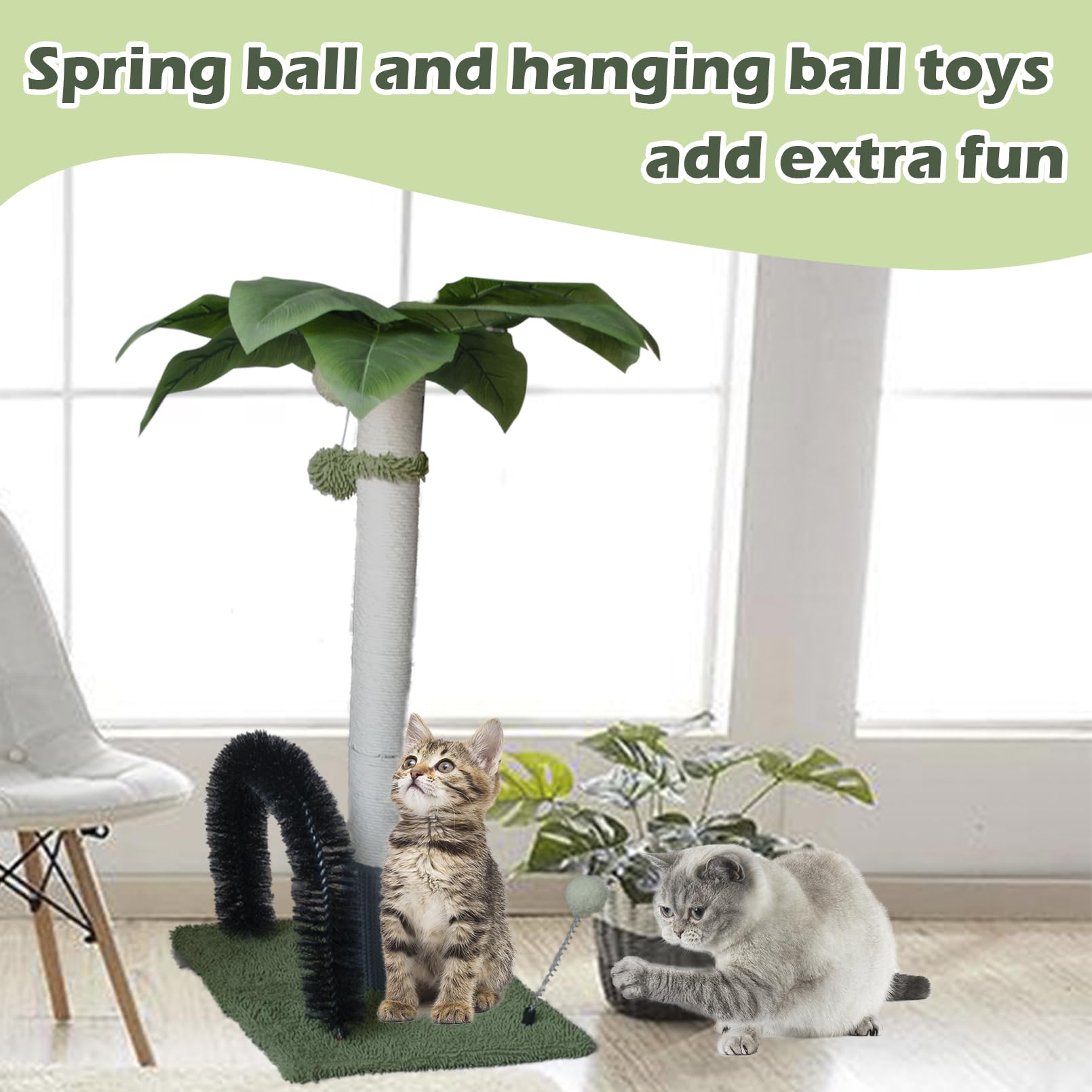 MUYG spring ball offers bouncing fun while protecting furniture.
