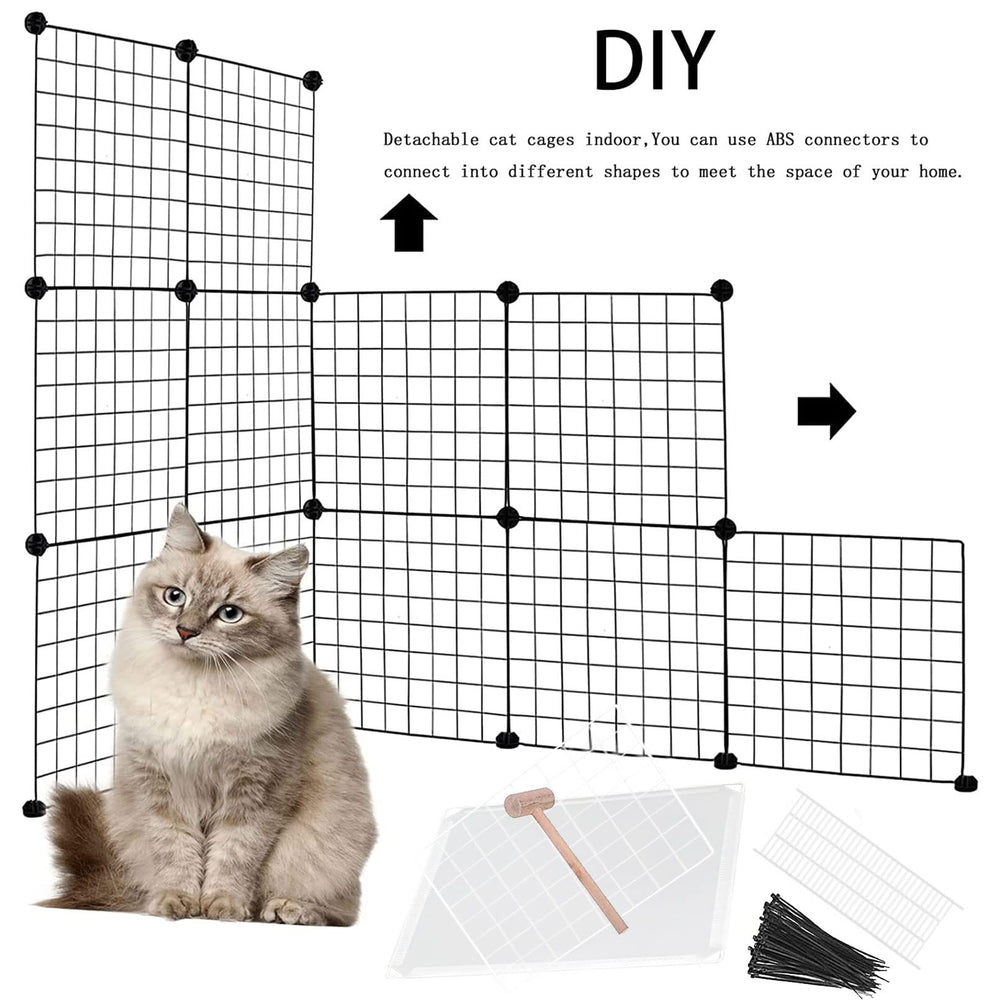 MUUG cat cage dimensions show spacious 29.52 by 15.35 by 28.74 inches.