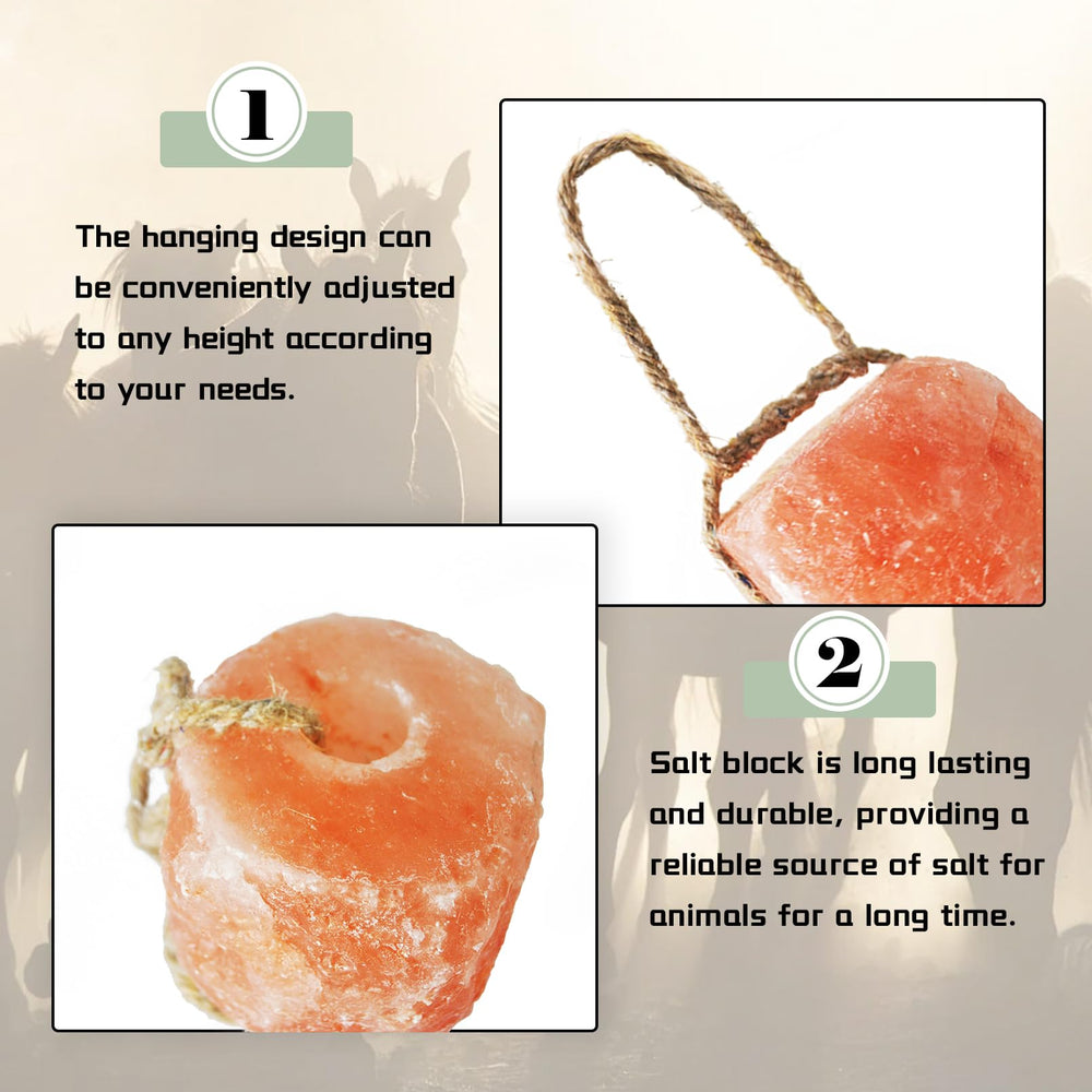 MUYG deer salt lick block promotes hydration via natural salt intake.