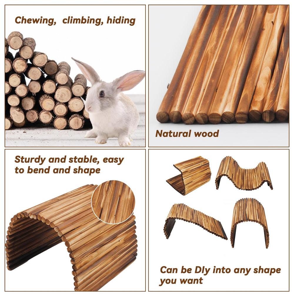 MUYG dental-friendly chew wood toy reduces boredom and promotes gnawing.