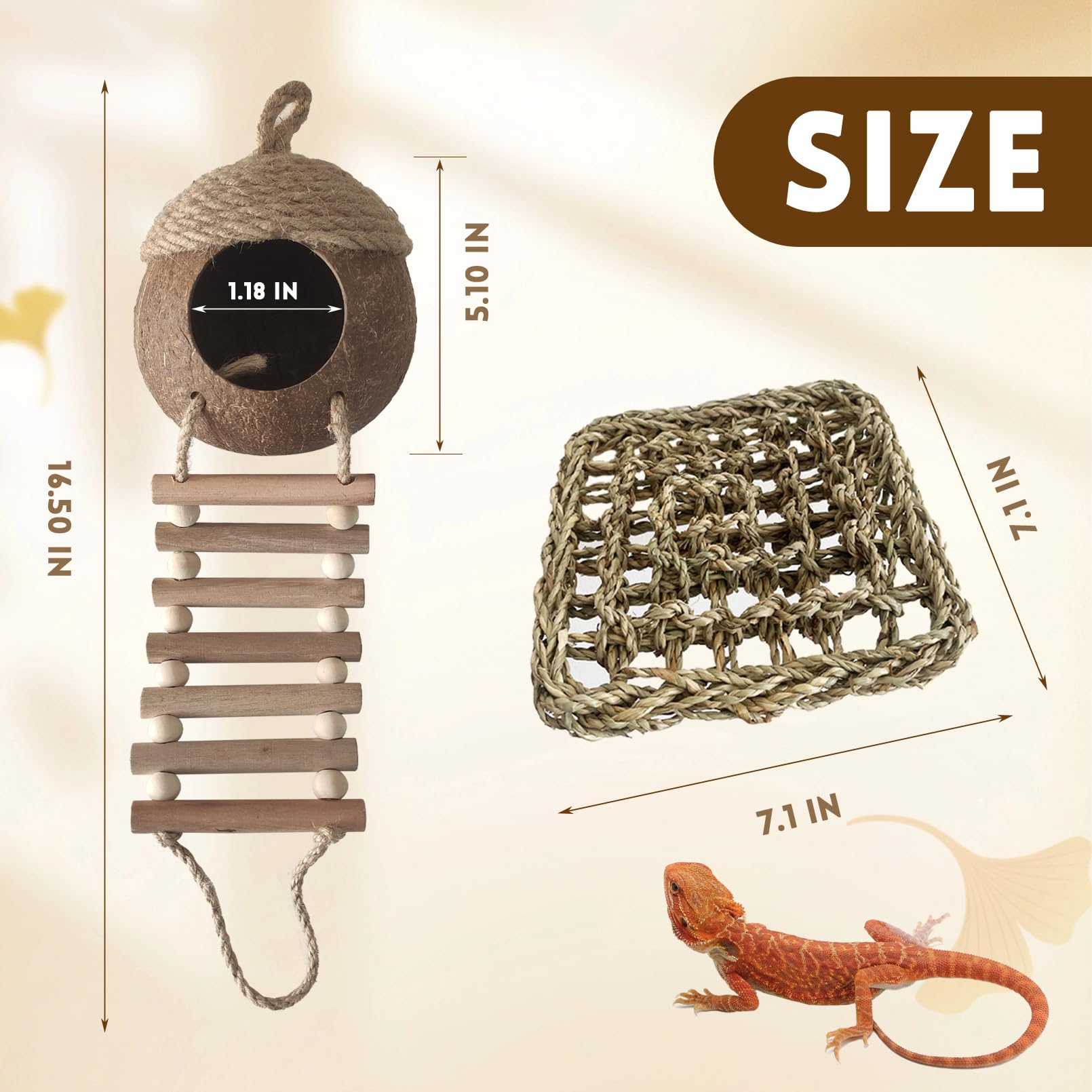 MUUG gecko hammock cozy spot supports temperature balance and resting.