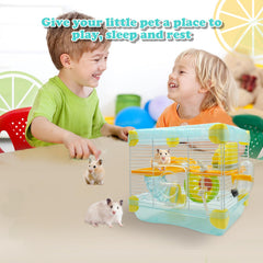 MUUG two-level design promotes exercise and rest zones for small pets.