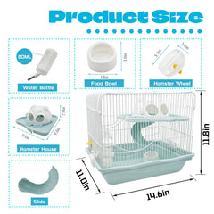 MUYG hamster cage interior loft area ideal for climbing and exploration