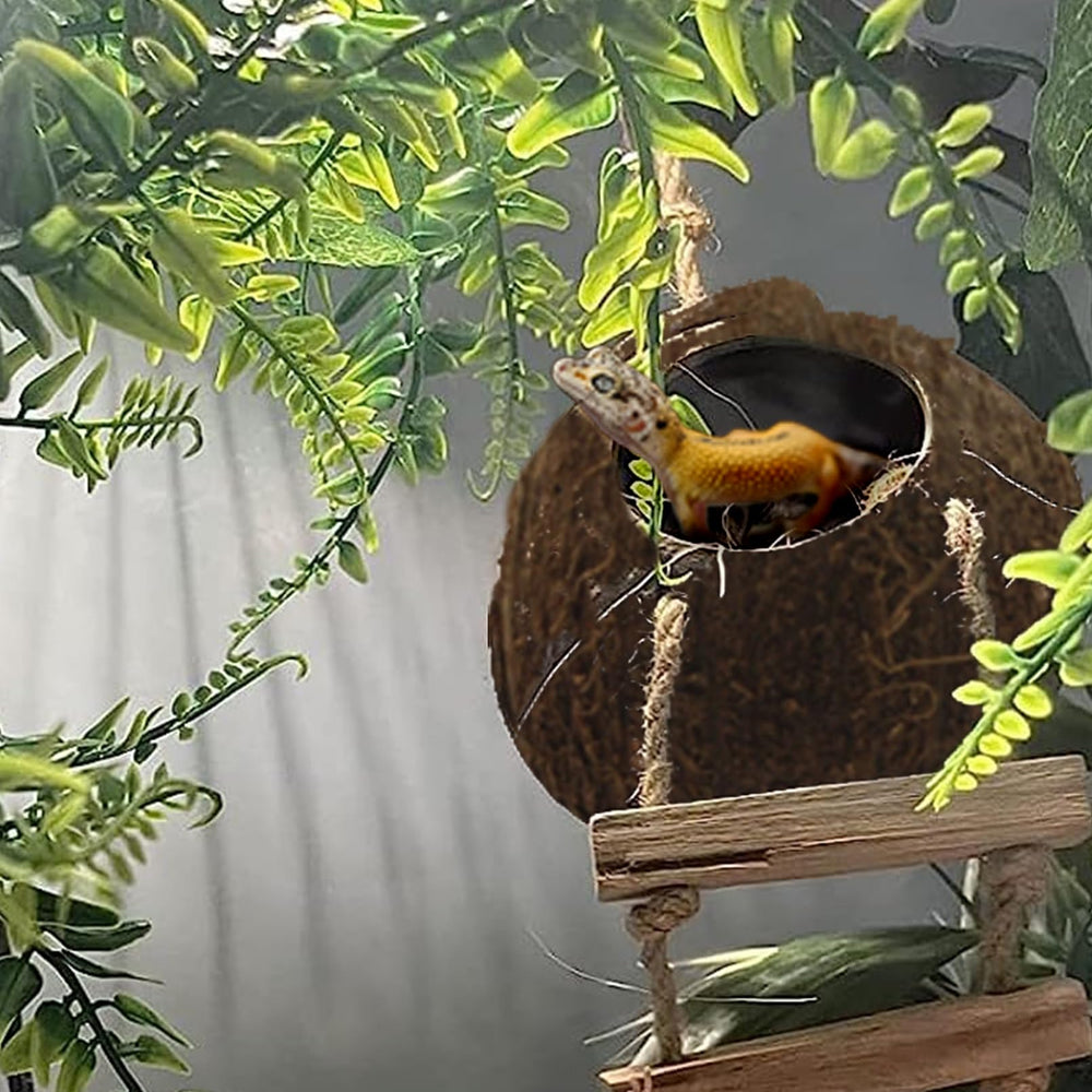 MUYG large leaf decoration enhances jungle vibe and privacy.