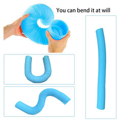 MUYG plastic hamster tunnels blue DIY shape for customizable pet habitat