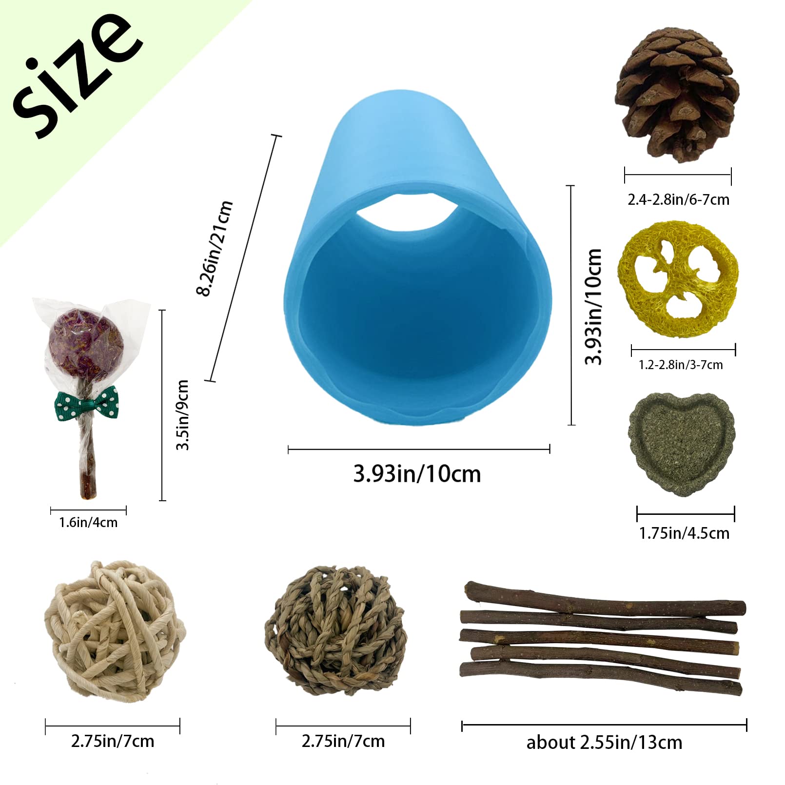 MUYG plastic hamster tunnels blue folded form demonstrates compact storage option