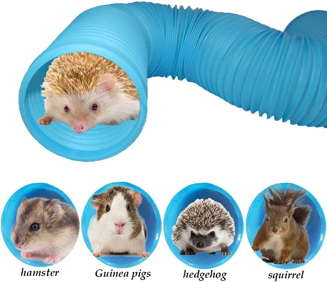 MUYG plastic hamster tunnels blue playtime scene highlights engaging exploration