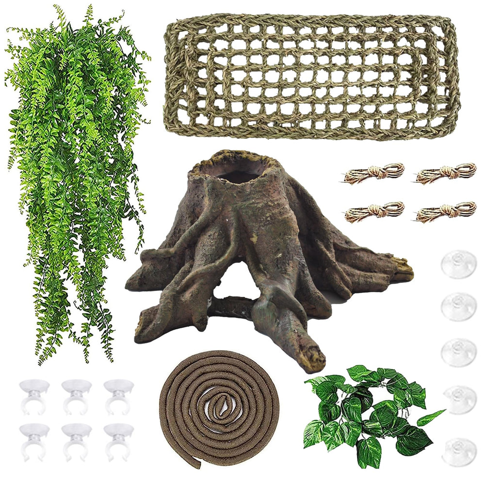 MUYG tree habitat hideout provides a safe, natural-looking shelter for exploration