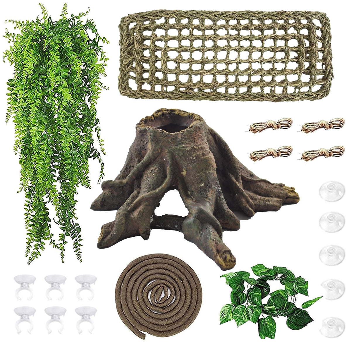 MUYG tree habitat hideout provides a safe, natural-looking shelter for exploration