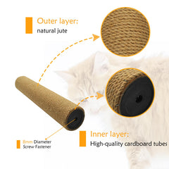 MUYG cat tree replacement poles with M8 screws included, easy assembly
