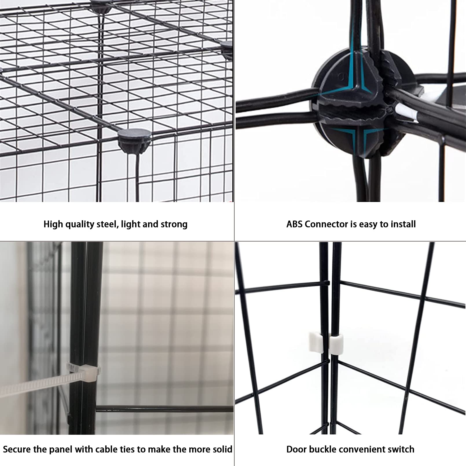MUYG DIY Cat Cage ramp and platform encourage climbing and daily exercise indoors.