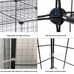 MUYG DIY Cat Cage ramp and platform encourage climbing and daily exercise indoors.