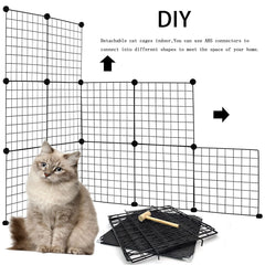 MUYG DIY Cat Cage safe play area supports supervised exploration and cozy resting spots.