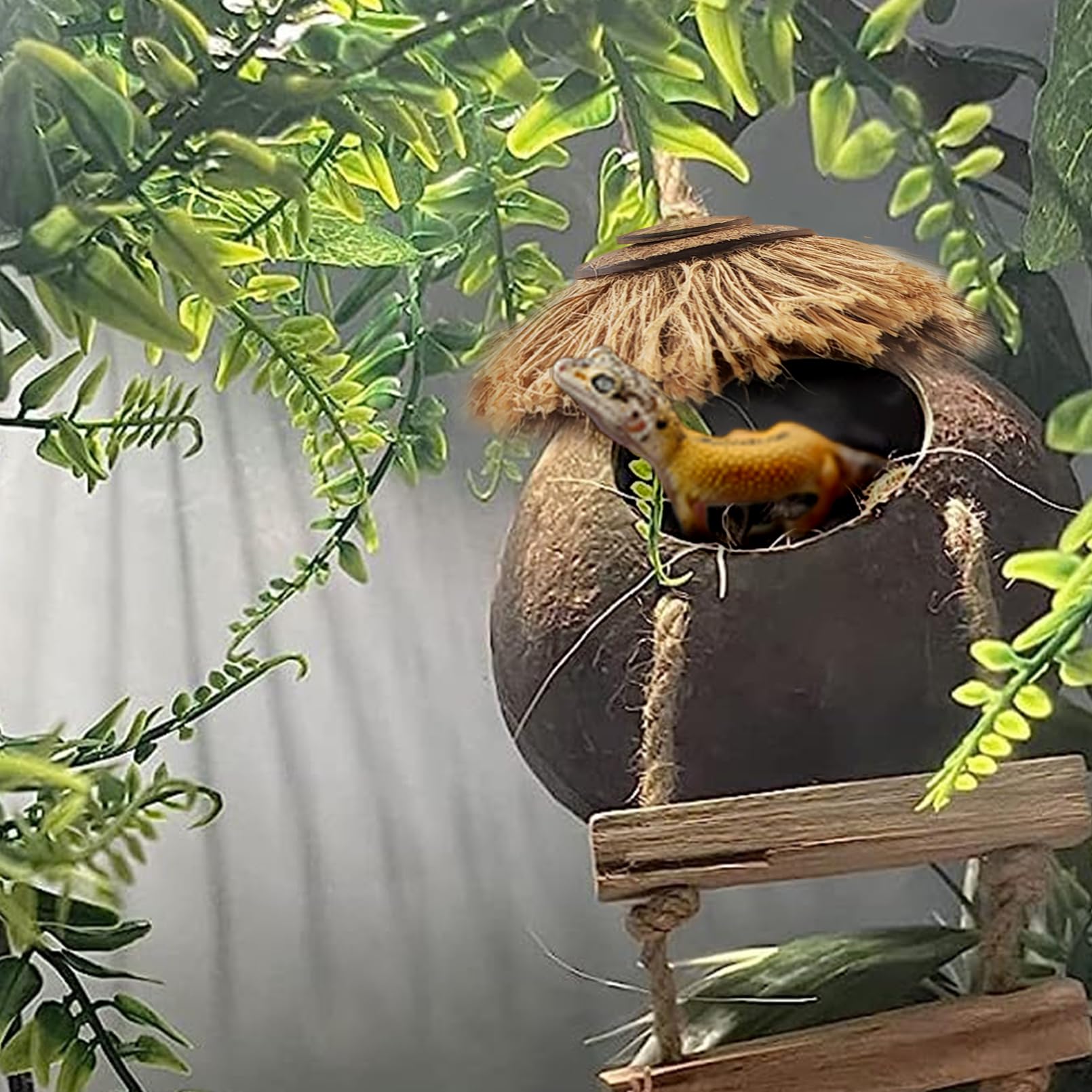 MUYG gecko flexible bend-a-branch jungle vines encourage exploration