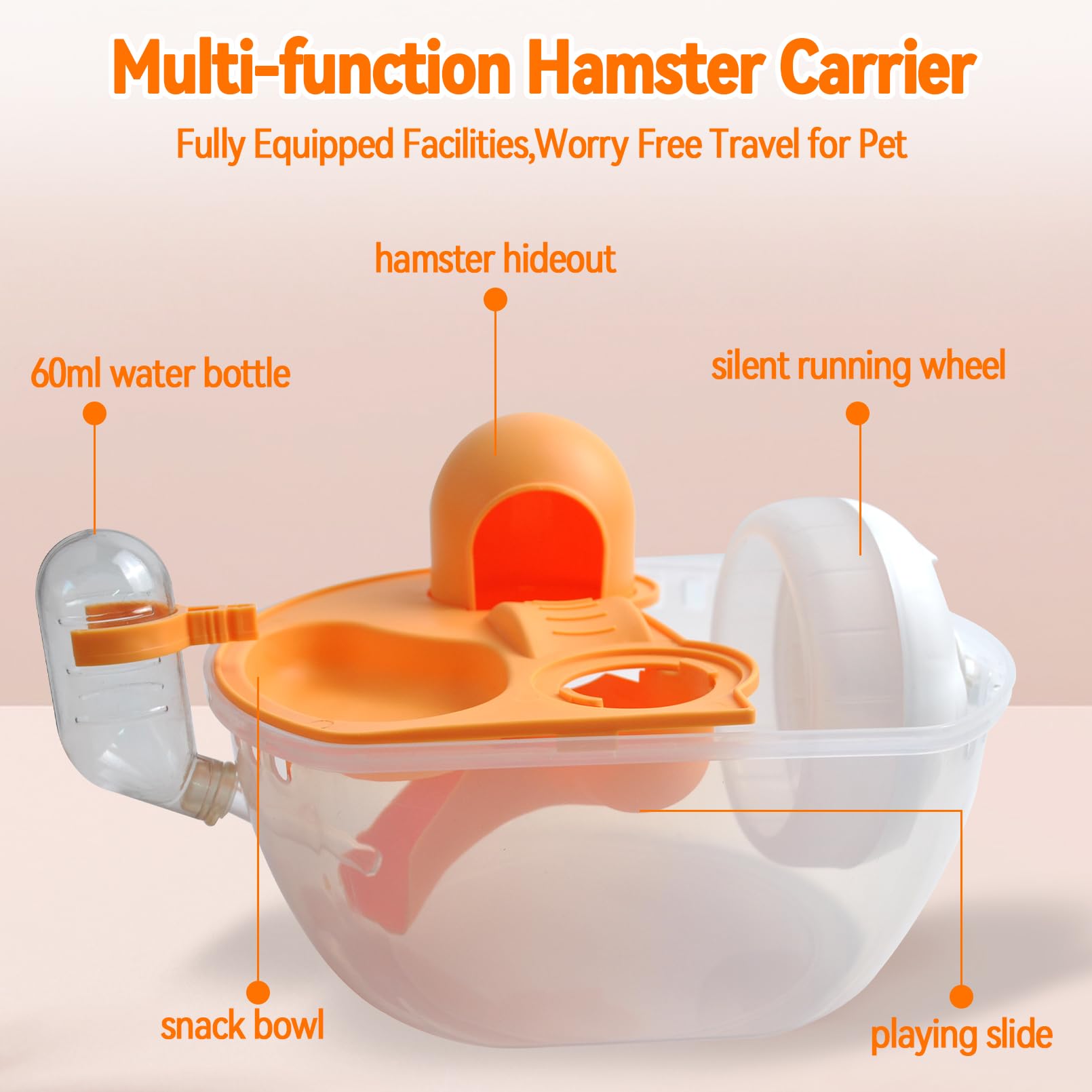 MUYG hamster travel bottle enables on-the-go hydration