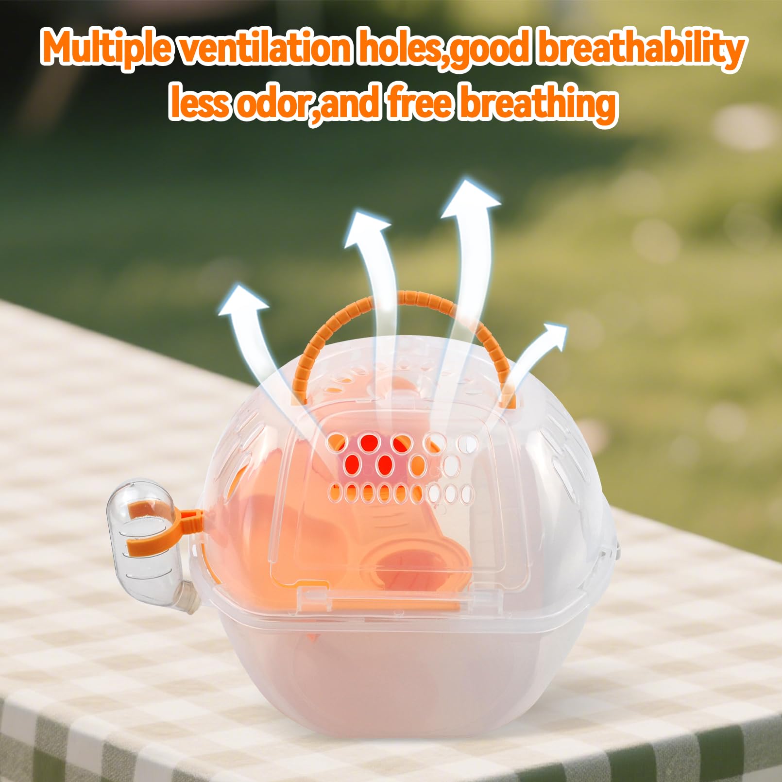 MUYG hamster travel food bowl supports easy feeding during trips