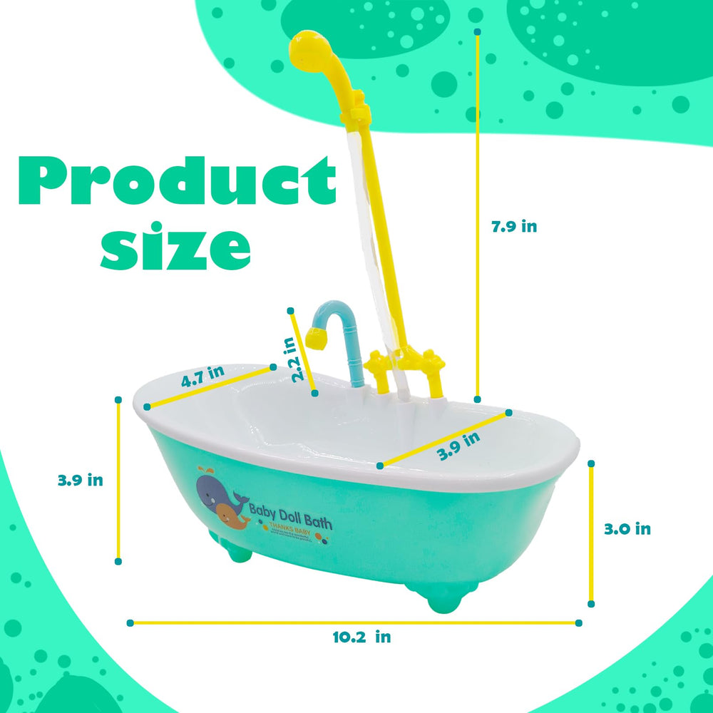 MUYG Parrot Automatic Bathtub shower function highlights rotating spray for bath.