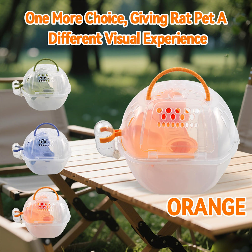 MUYG transparent cage observation allows quick mood checks during travel