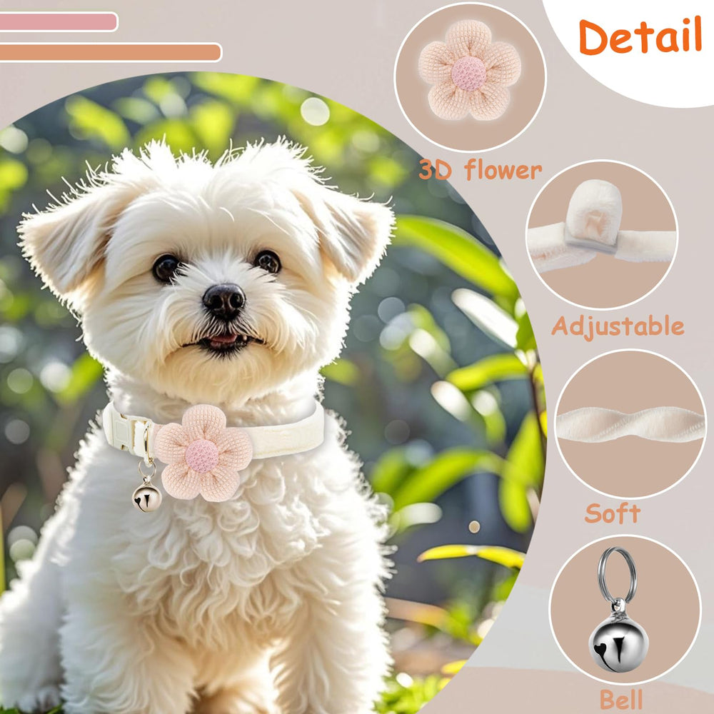 MUZIEBA adjustable XS collar shows green strap for a secure fit.