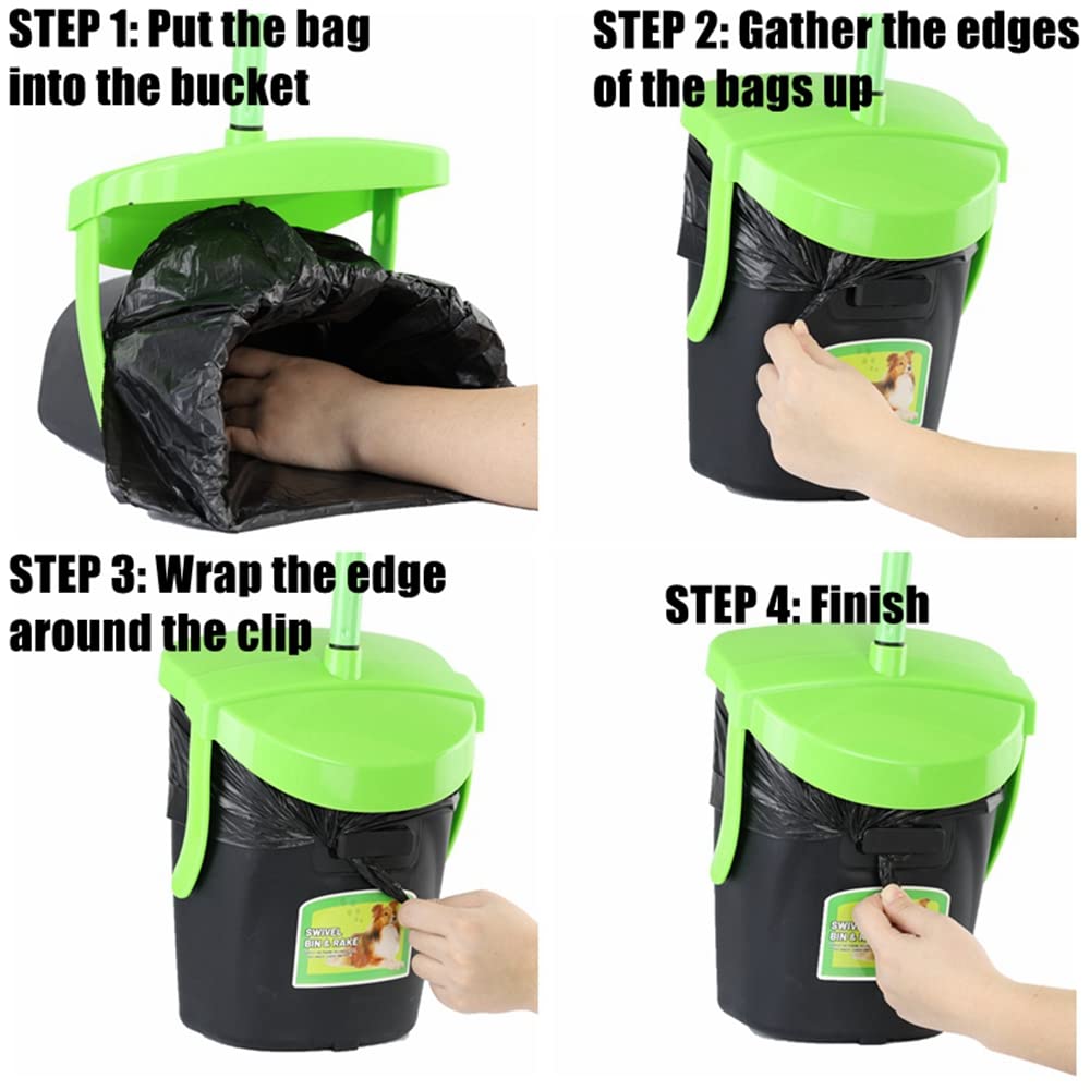 MXF large waste bags with easy-tie design for tidy disposal.