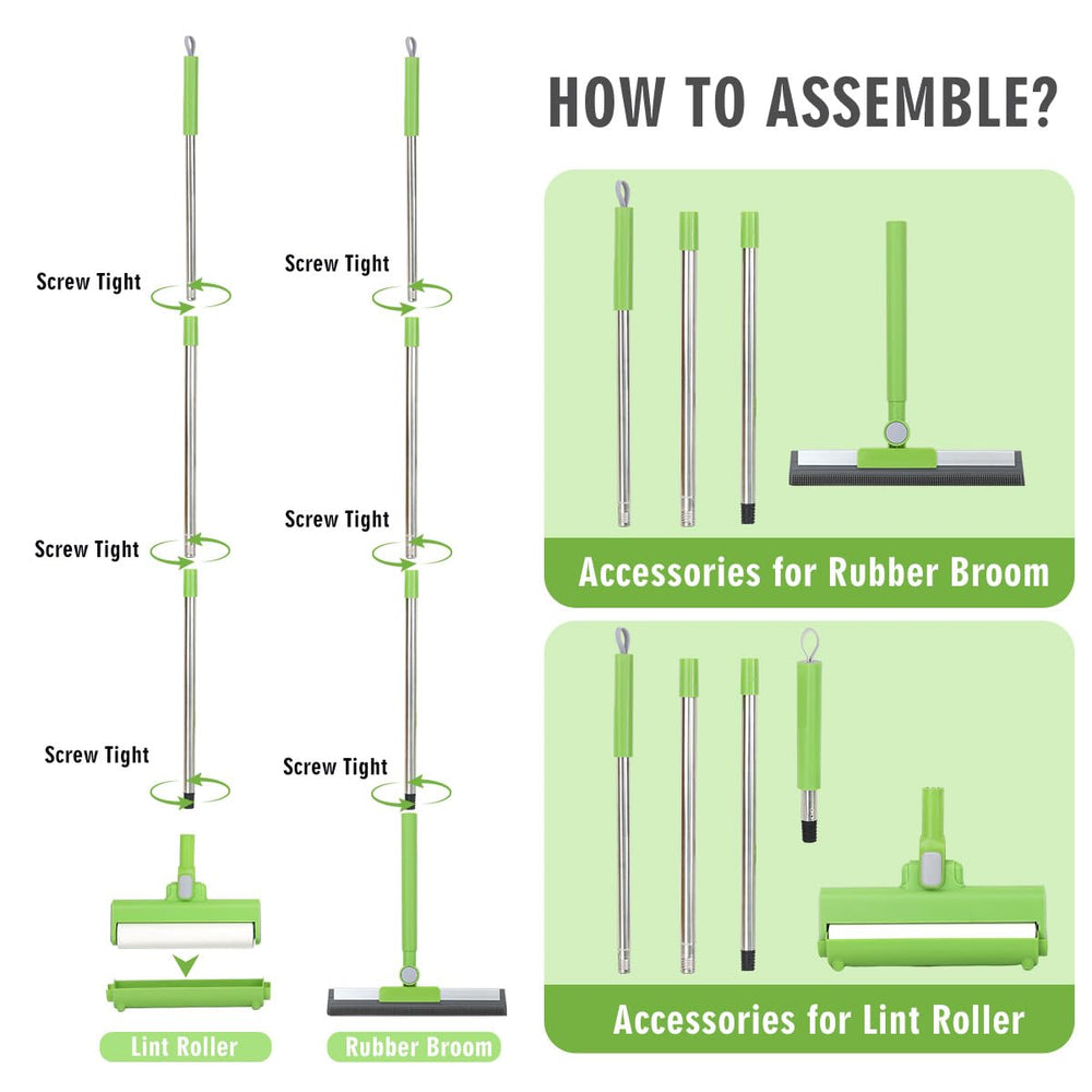 MXF Pet Hair Remover Kit replacement rolls ensure ongoing stickiness and quick refresh.