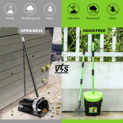 MXF Pooper Scooper extended-handle 36-inch for comfortable distance while gathering waste