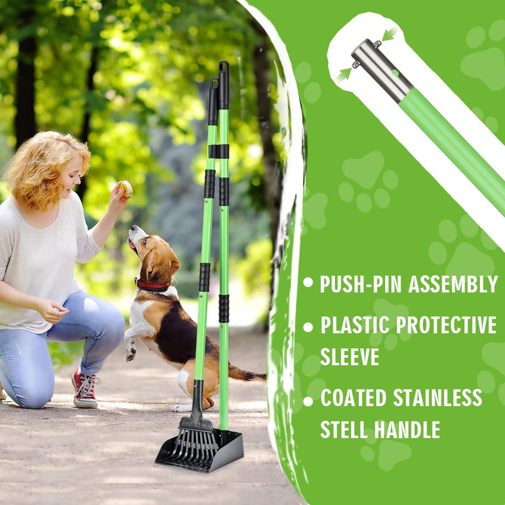 MXF pooper scooper lightweight-metal build stays portable during travel