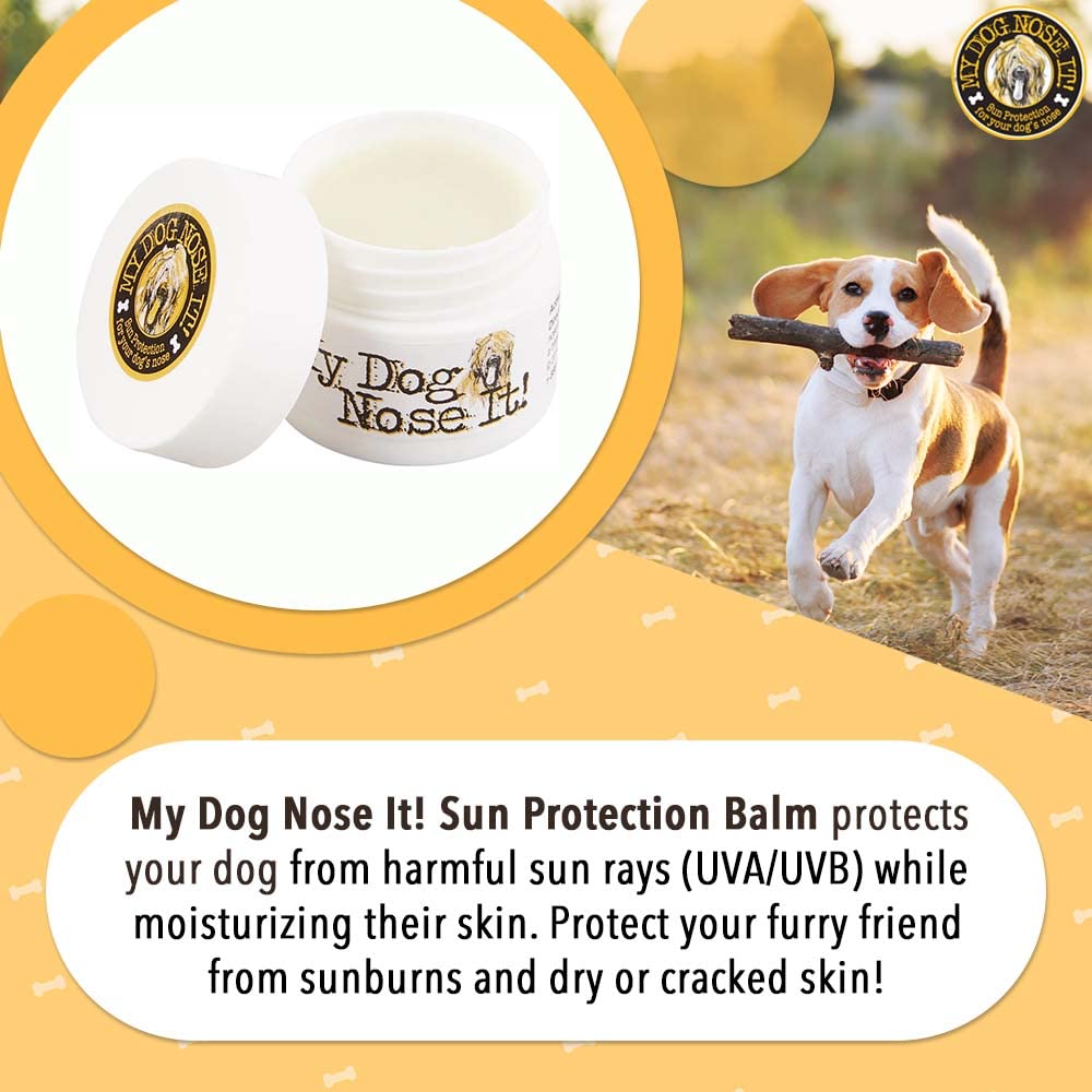 My Dog Nose It balm texture close-up showing rich moisturizing cream for dry noses.