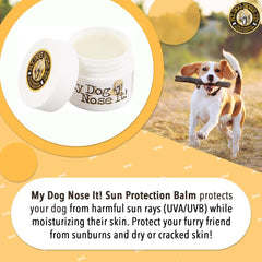 My Dog Nose It balm texture close-up showing rich moisturizing cream for dry noses.