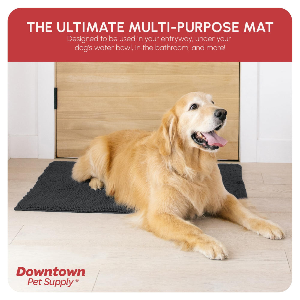 My Doggy Place dog mat quick-drying and machine washable for easy care.
